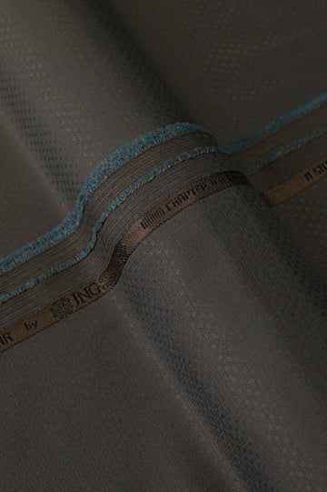 Premium Light Brown Wash & Wear Unstitched Fabric
