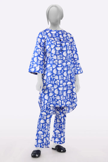 Blue Printed 2PC From Sohaye By Diners