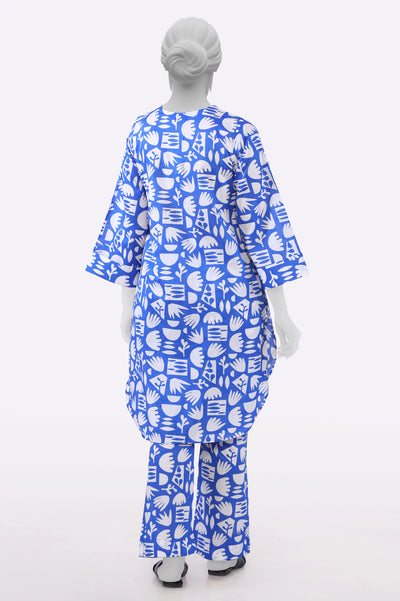 Blue Printed 2PC From Sohaye By Diners