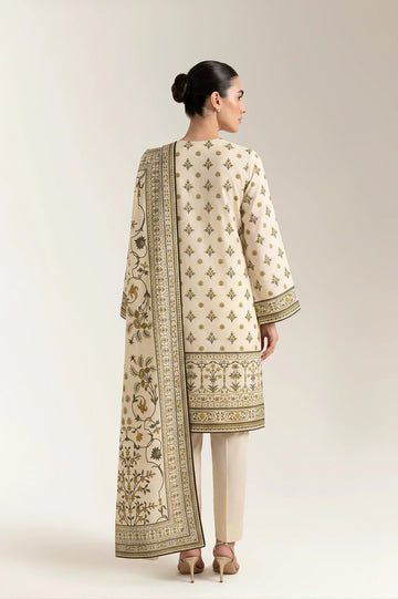 Printed Unstitched 3PC