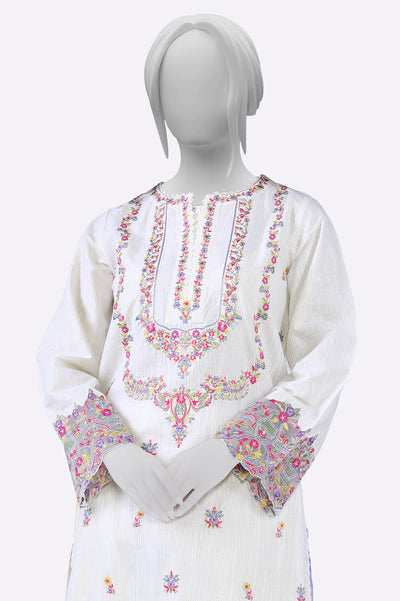 Off White Embroidered 2PC From Sohaye By Diners