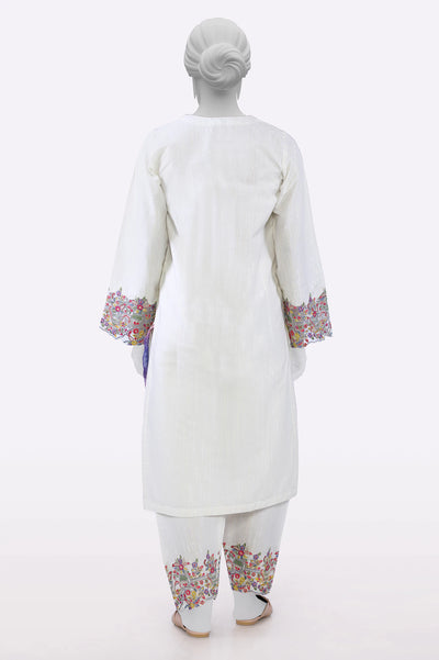 Off White Embroidered 2PC From Sohaye By Diners