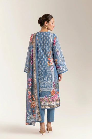 Printed Unstitched 3PC