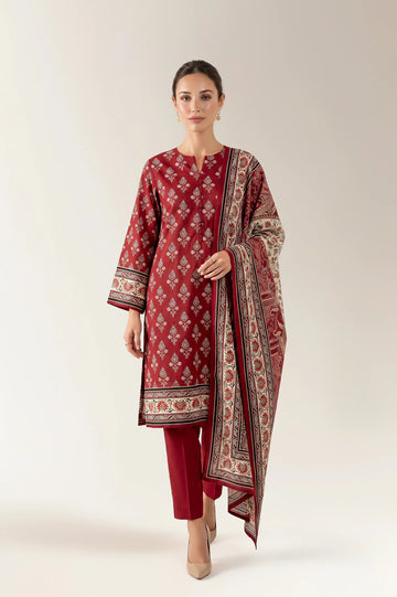 Printed Unstitched 3PC