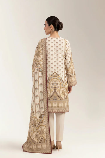 Printed Unstitched 3PC