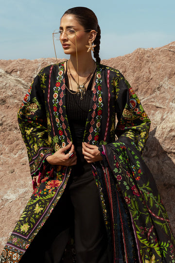Black Printed 3PC Unstitched