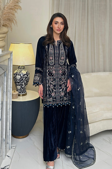 Embroidered Unstitched 3PC