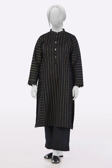 Black Stylised Kurti From Sohaye By Diners