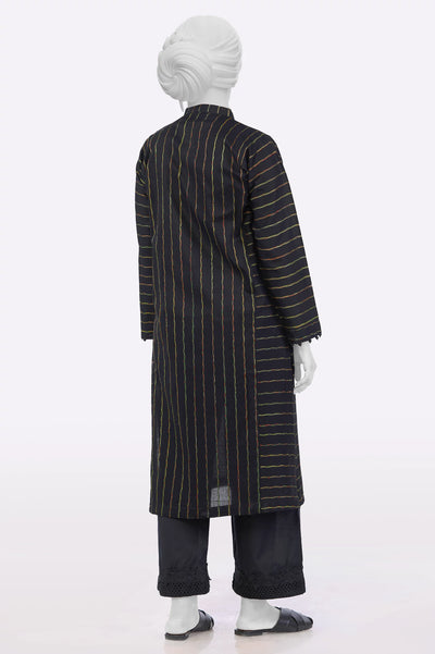 Black Stylised Kurti From Sohaye By Diners