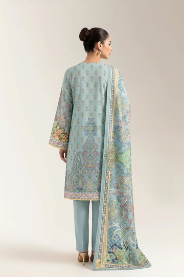 Printed Unstitched 3PC