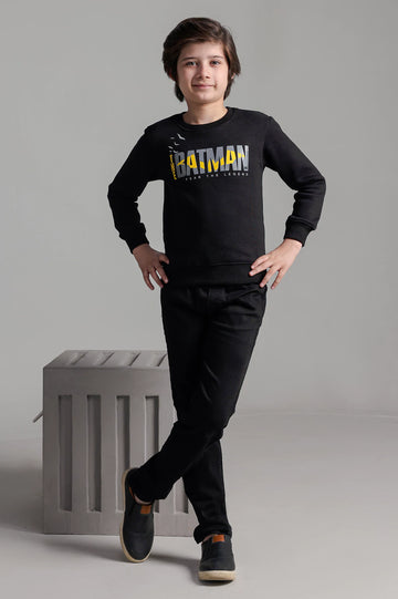 Batman Graphic Print Boys Sweatshirt