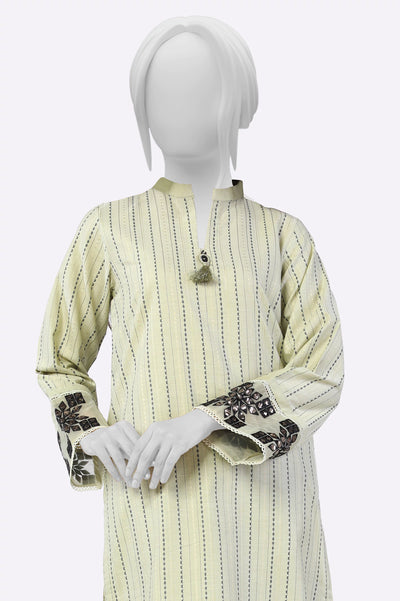 Green Embroidered 2PC From Sohaye By Diners