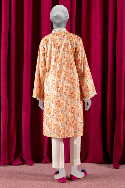 Cream Printed Kurti From Sohaye By Diners