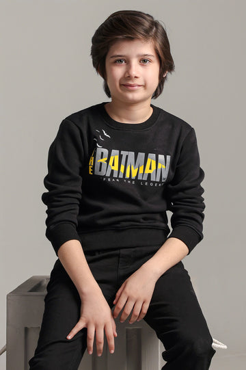 Batman Graphic Print Boys Sweatshirt