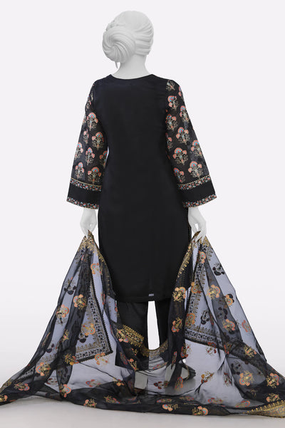 Black Embroidered 3PC From Sohaye By Diners