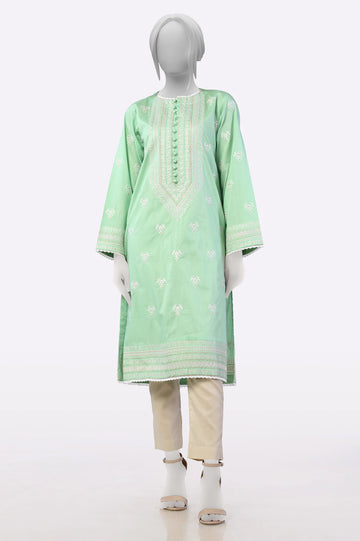 Light Green Embroidered Kurti From Sohaye By Diners