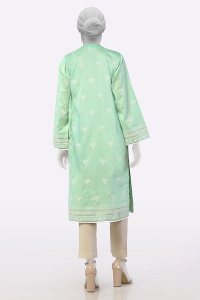 Light Green Embroidered Kurti From Sohaye By Diners