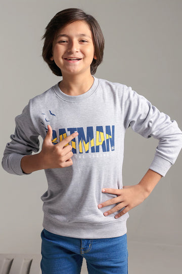 Batman Graphic Print Boys Sweatshirt