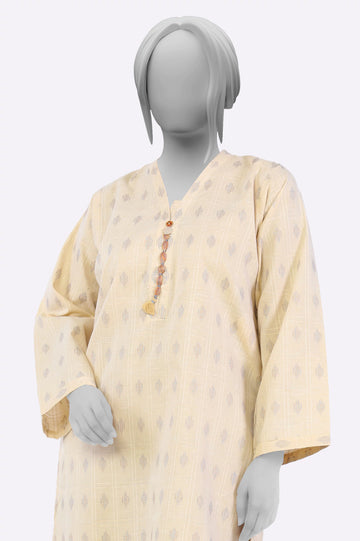 Cream Stylised Kurti From Sohaye By Diners