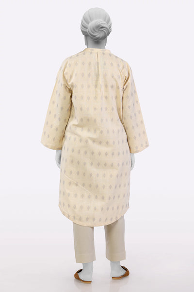 Cream Stylised Kurti From Sohaye By Diners