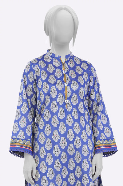 Blue Printed Kurti From Sohaye By Diners