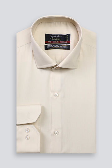 Fawn Plain Formal Shirt