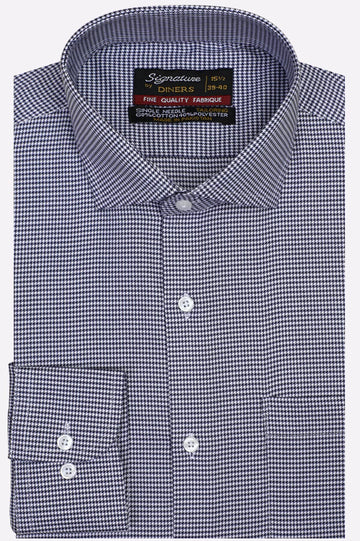 Multicolor Houndstooth Check Formal Shirt