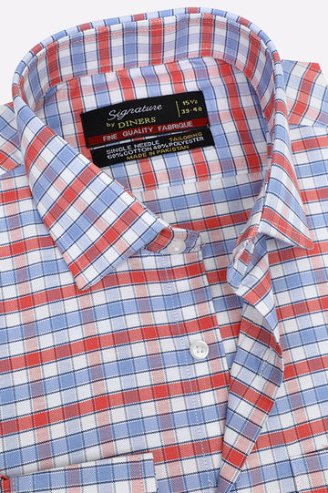 Multicolor Gingham Check Formal Shirt