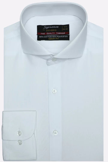 White Plain Formal Shirt