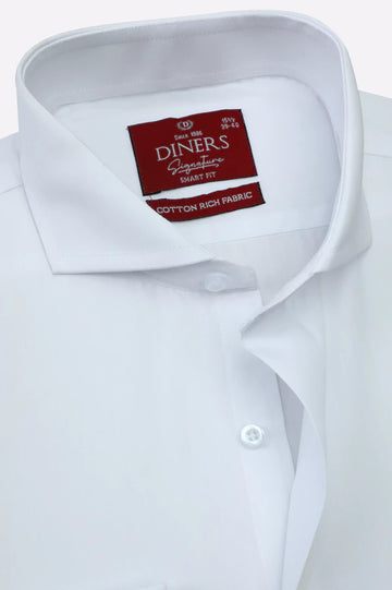 White Plain Formal Shirt