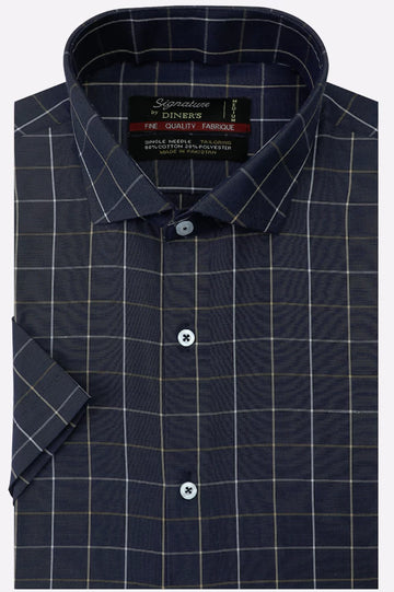 Multi Check Formal Shirt (Half Sleeves)