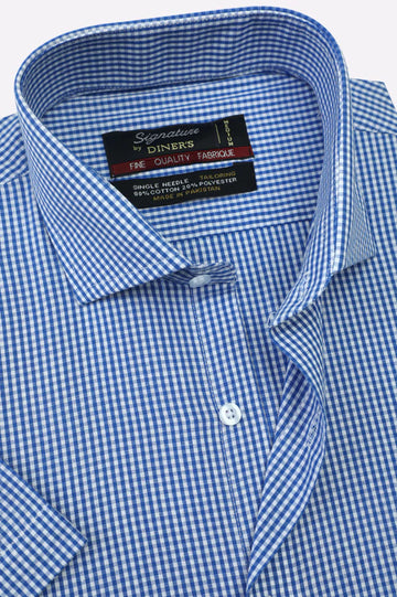Multi Check Formal Shirt (Half Sleeves)