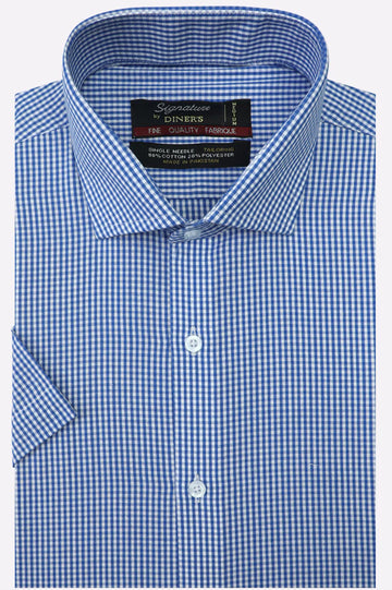 Multi Check Formal Shirt (Half Sleeves)