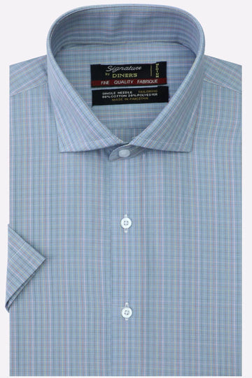 Multi Check Formal Shirt (Half Sleeves)