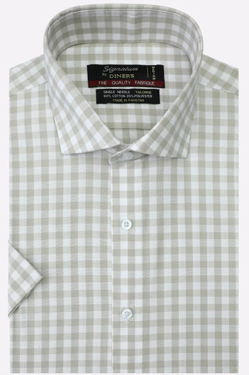 Multi Check Formal Shirt (Half Sleeves)