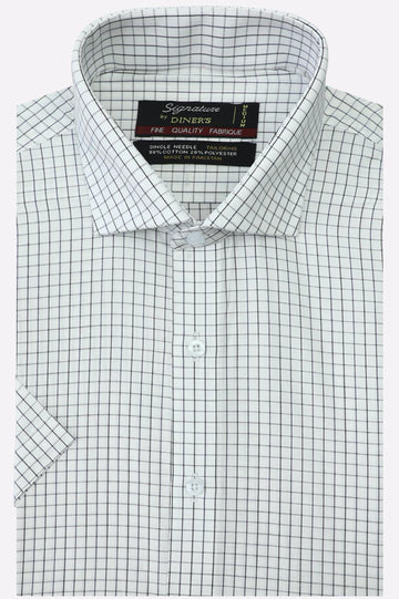 Multi Check Formal Shirt (Half Sleeves)