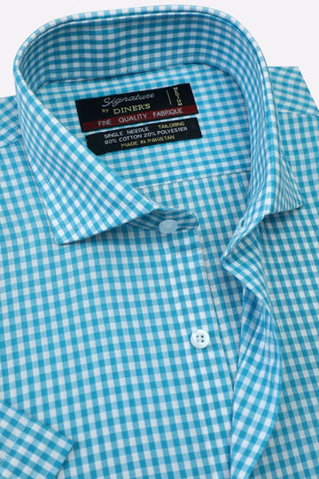 Multi Check Formal Shirt (Half Sleeves)