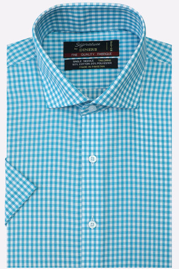 Multi Check Formal Shirt (Half Sleeves)