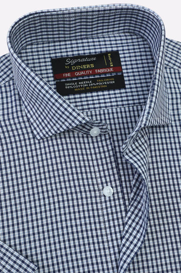 Multicolor Check Formal Shirt (Half Sleeves)
