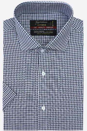 Multicolor Check Formal Shirt (Half Sleeves)