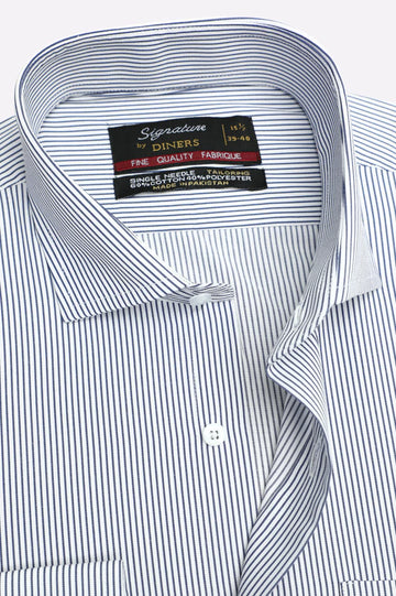 Blue Stripes Formal Shirt