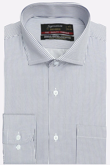 Blue Stripes Formal Shirt