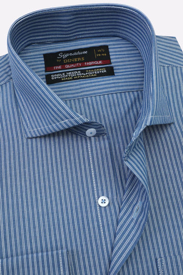 Blue Multi Stripes Formal Shirt