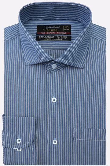 Blue Multi Stripes Formal Shirt