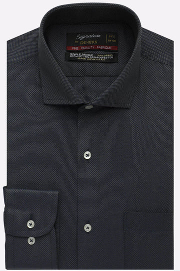 Self Textured Formal Shirt