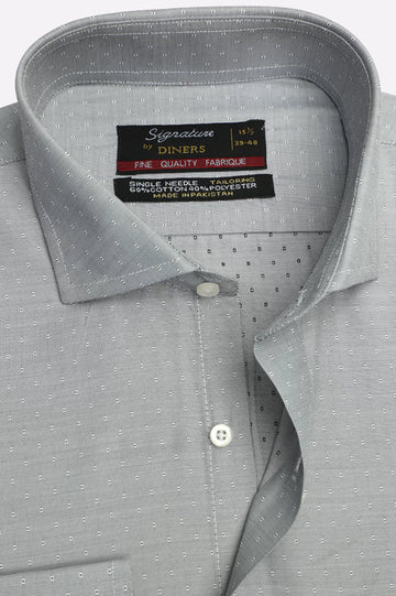 Multi Self Textured Formal Shirt