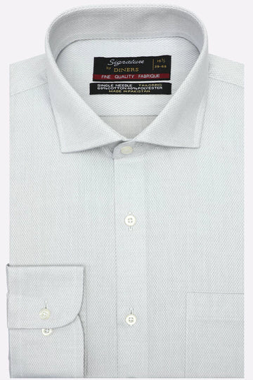 Self Textured Formal Shirt