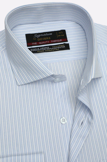 Blue Stripes Formal Shirt
