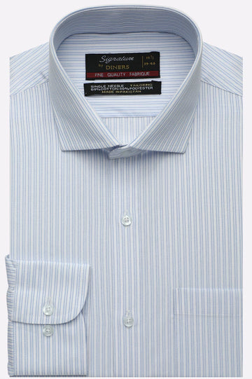 Blue Stripes Formal Shirt