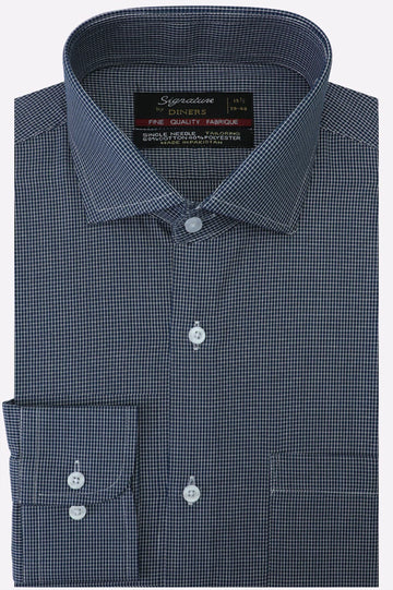 Multicolor Mini-Check Formal Shirt